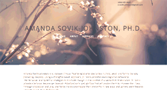 Desktop Screenshot of amandasovik-johnston.com